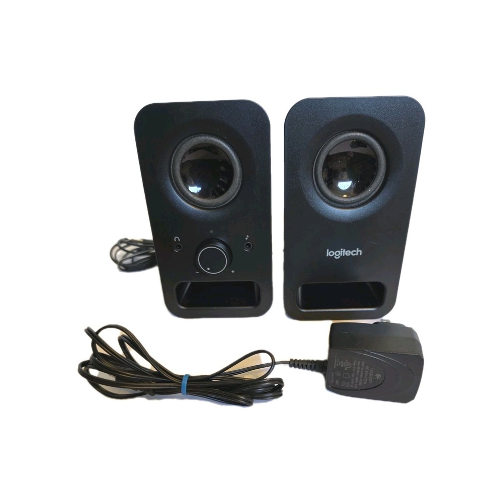 Logitech Z150 Multimedia 2.0 Portable Computer Speakers - Black
